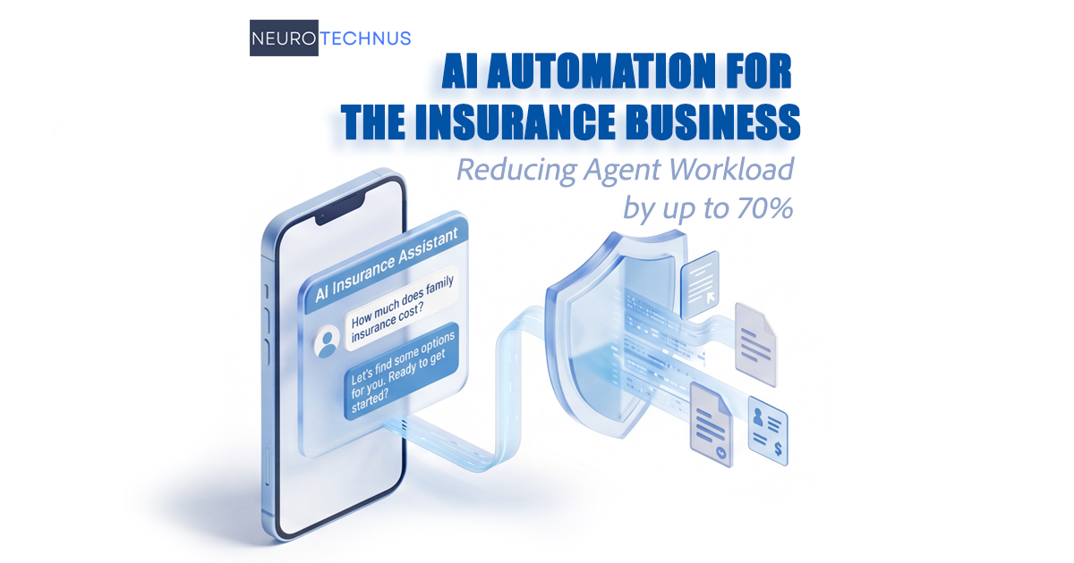 AI Automation for the Insurance Business | NeuroTechnus