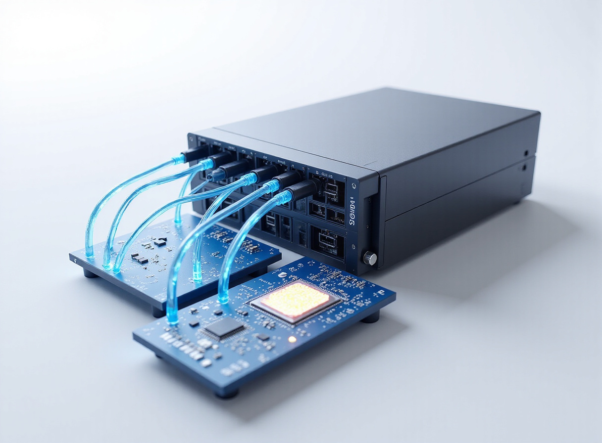 Enterprise server rack and illuminated microcircuit securing infrastructure for autonomous agents.